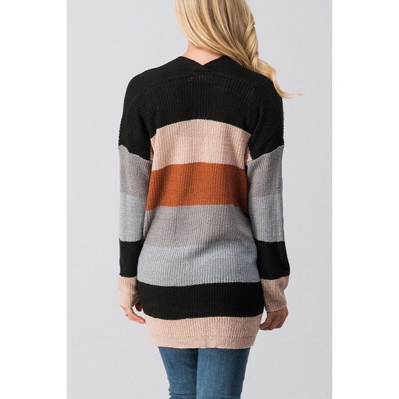 Striped cardigan - Picture 4 of 8